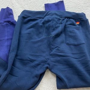 MENS Aviator Nation Colorblock Joggers— Barely Worn!